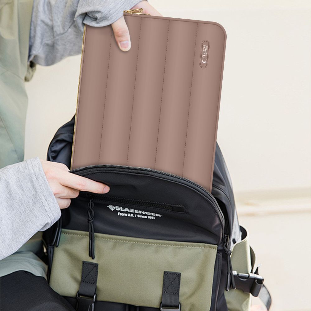 SAC TECH-PROTECT PUFFY POUR ORDINATEUR PORTABLE 13-14 NOYER