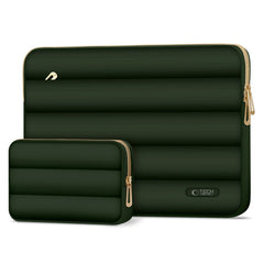 SAC TECH-PROTECT PUFFY POUR ORDINATEUR PORTABLE 15-16 VERT ARMÉE