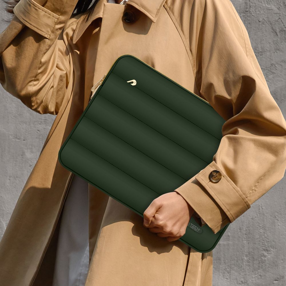 SAC TECH-PROTECT PUFFY POUR ORDINATEUR PORTABLE 15-16 VERT ARMÉE