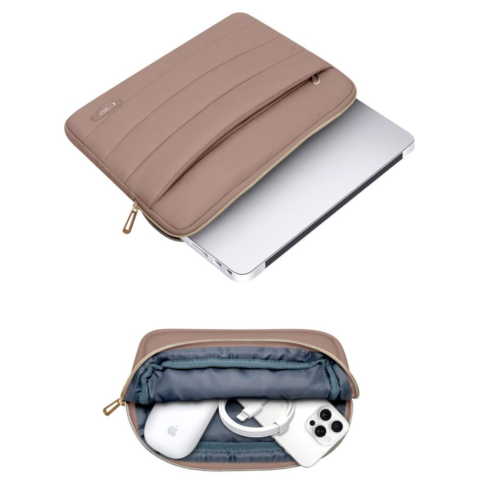 SAC TECH-PROTECT PUFFY POUR ORDINATEUR PORTABLE 15-16 NOYER