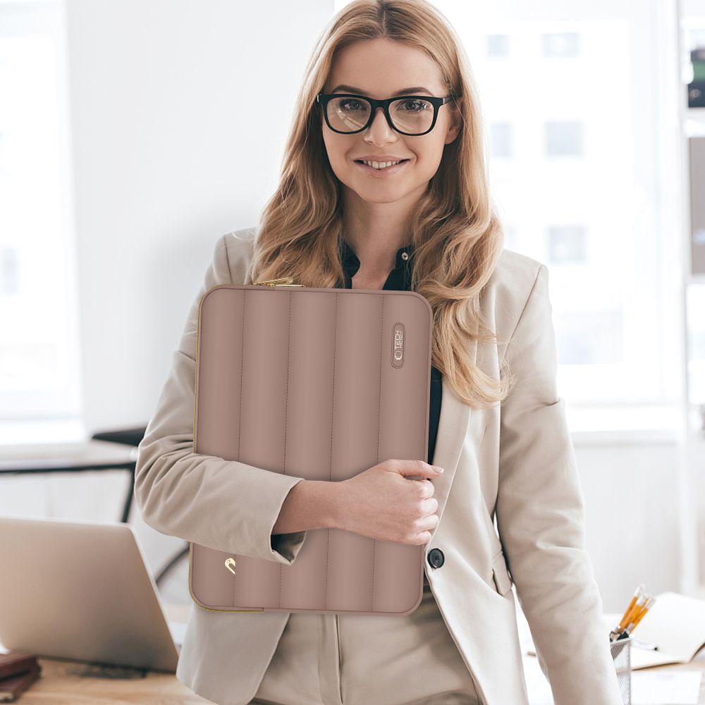 SAC TECH-PROTECT PUFFY POUR ORDINATEUR PORTABLE 15-16 NOYER