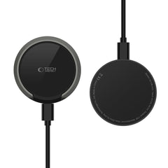 CHARGEUR SANS FIL TECH-PROTECT QI15W-A33 MAGNETIQUE MAGSAFE NOIR