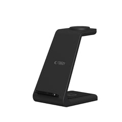TECH-PROTECT QI15W-A36 CHARGEUR SANS FIL 3EN1 POUR APPLE NOIR
