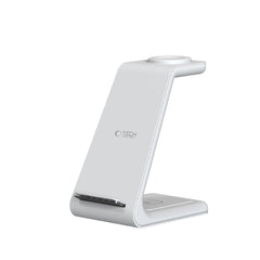 TECH-PROTECT QI15W-A36 CHARGEUR SANS FIL 3EN1 POUR APPLE BLANC