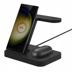 TECH-PROTECT QI15W-A37 CHARGEUR SANS FIL 3EN1 POUR ANDROID & APPLE NOIR
