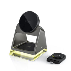 STATION DE CHARGEMENT TECH-PROTECT QI15W-A43 3EN1 MAGNETIQUE MAGSAFE CHARGEUR SANS FIL NOIR