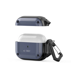 COQUE TECH-PROTECT ROUGH HOOK APPLE AIRPODS PRO 1 / 2 BLEU ACIER