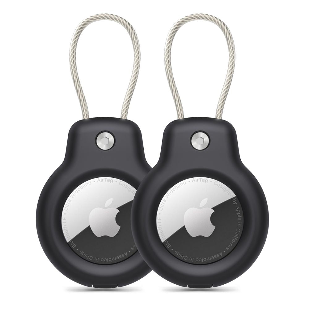 EMBALLAGE TECH-PROTECT ROUGH VEIN 2-PACK APPLE AIRTAG NOIR