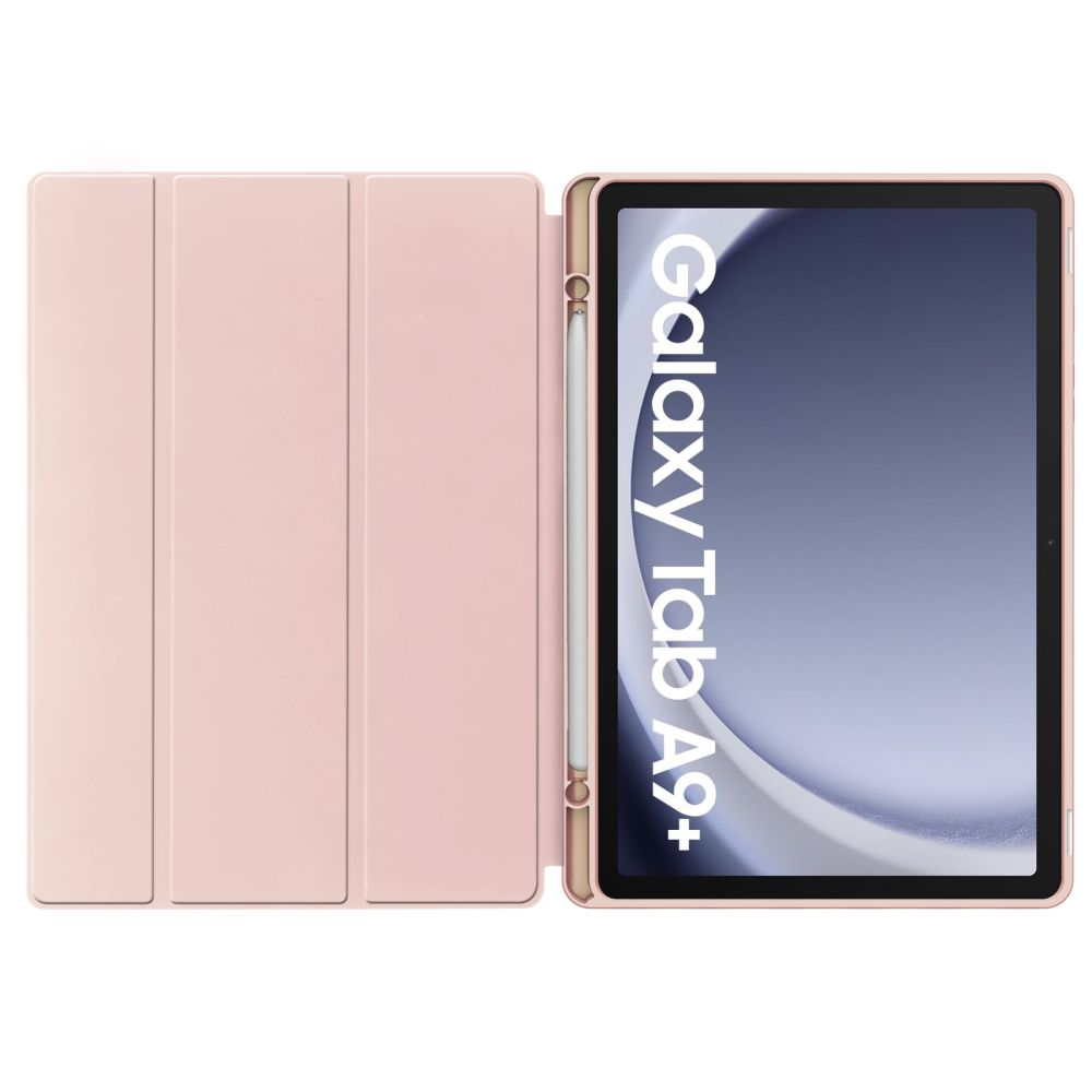 COUVERTURE / ÉTUI POUR SAMSUNG GALAXY TAB A9+ PLUS 11.0 X210 / X215 / X216 TECH-PROTECT SC PEN ROSE