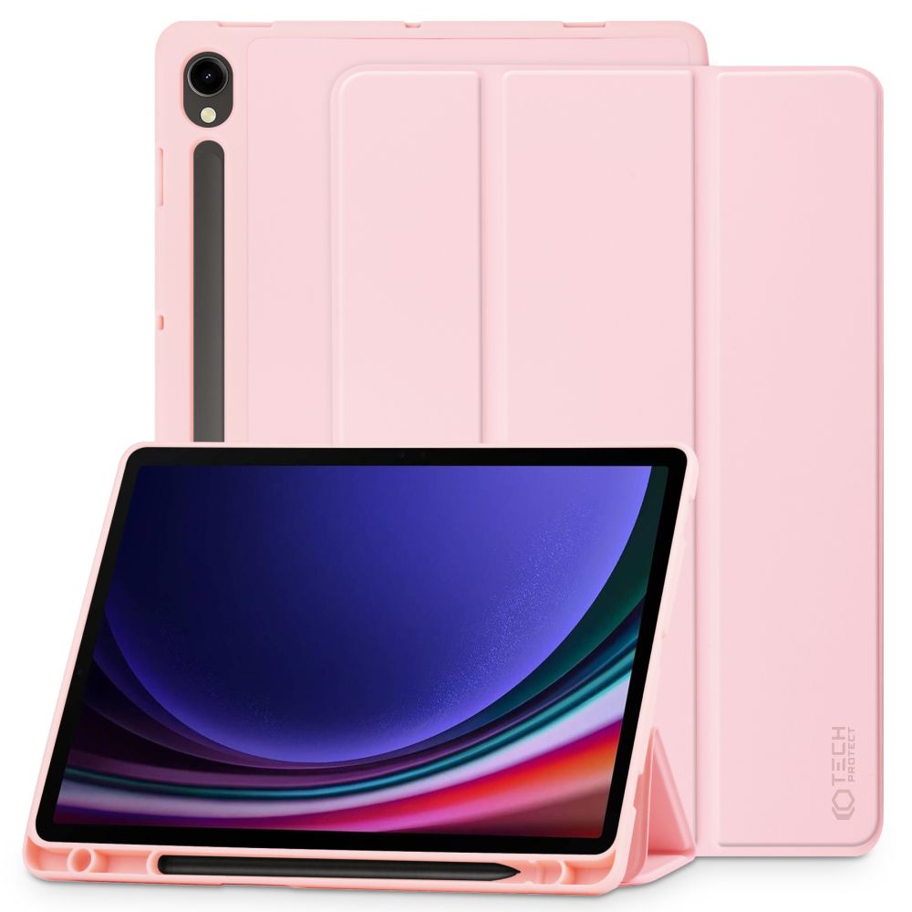 COUVERTURE / ÉTUI POUR SAMSUNG GALAXY TAB S9 FE / S10 FE 10.9 X510 / X516B / X520 / X526 TECH-PROTECT SC PEN ROSE