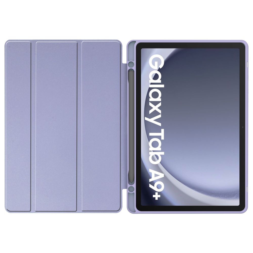 COUVERTURE / ÉTUI POUR SAMSUNG GALAXY TAB A9+ PLUS 11.0 X210 / X215 / X216 TECH-PROTECT SC PEN HYBRID MARBRE VIOLET