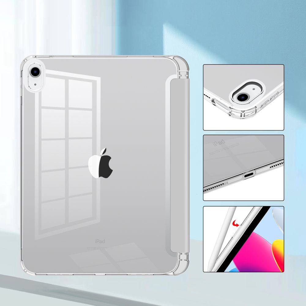 COUVERTURE / ÉTUI POUR IPAD 10,9” 10 / 2022 / 11” 11 / 2025 TECH-PROTECT SC PEN HYBRIDE GRIS