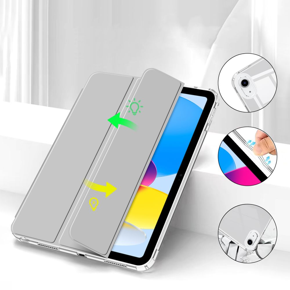 COUVERTURE / ÉTUI POUR IPAD 10,9” 10 / 2022 / 11” 11 / 2025 TECH-PROTECT SC PEN HYBRIDE GRIS
