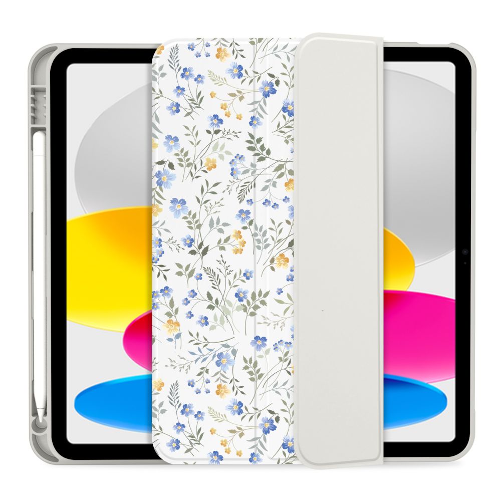 COUVERTURE TECH-PROTECT SC PEN IPAD 10,9” 10 / 2022 / 11” 11 / 2025 FLEURS DE PRINTEMPS
