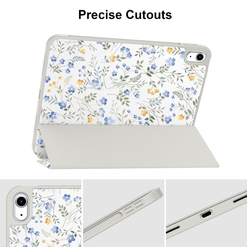 COUVERTURE TECH-PROTECT SC PEN IPAD 10,9” 10 / 2022 / 11” 11 / 2025 FLEURS DE PRINTEMPS