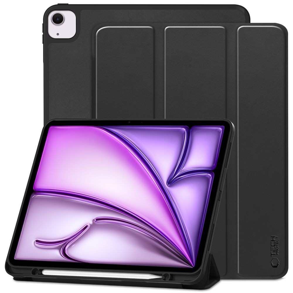 COUVERTURE / ÉTUI POUR IPAD AIR 13 2024 TECH-PROTECT SC PEN NOIR