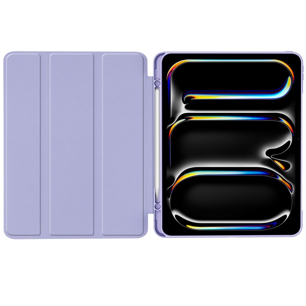 COUVERTURE / ÉTUI POUR IPAD PRO 13 7 / 2024 TECH-PROTECT SC STYLO VIOLET