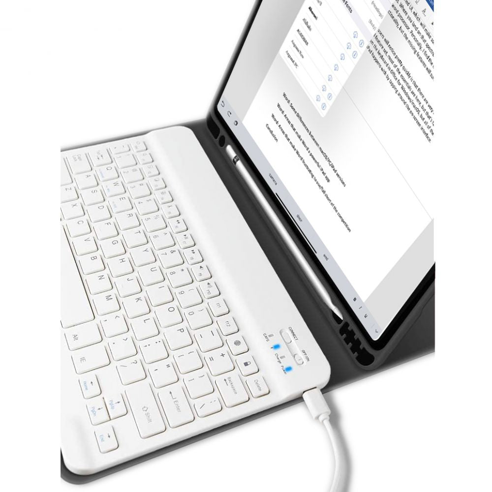 Housse avec clavier pour iPad Air 10,9 4 / 5 / 2020-2022 / 11 6 / 2024 TECH-PROTECT SC PEN iPad Air noir