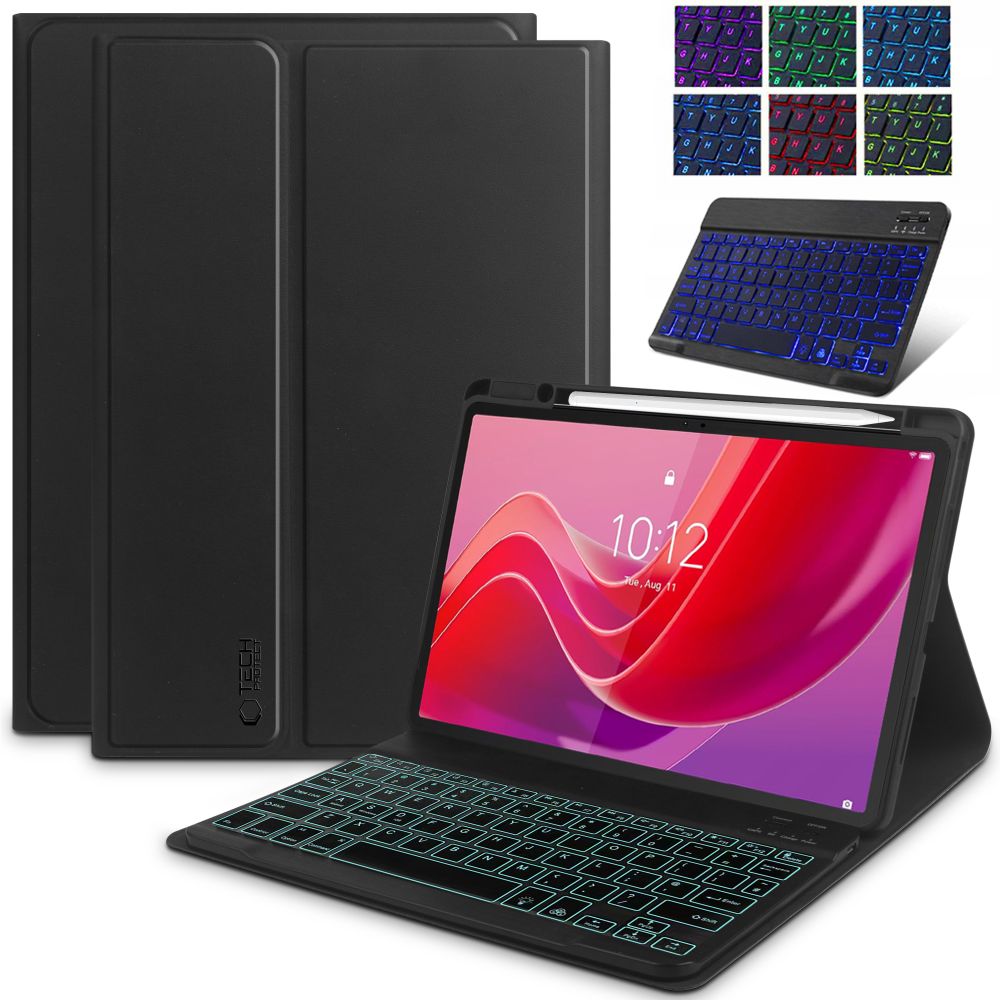 Housse avec clavier pour Lenovo Tab M11 / K11E 11.0 TB-330 TECH-PROTECT SC PEN + CLAVIER NOIR