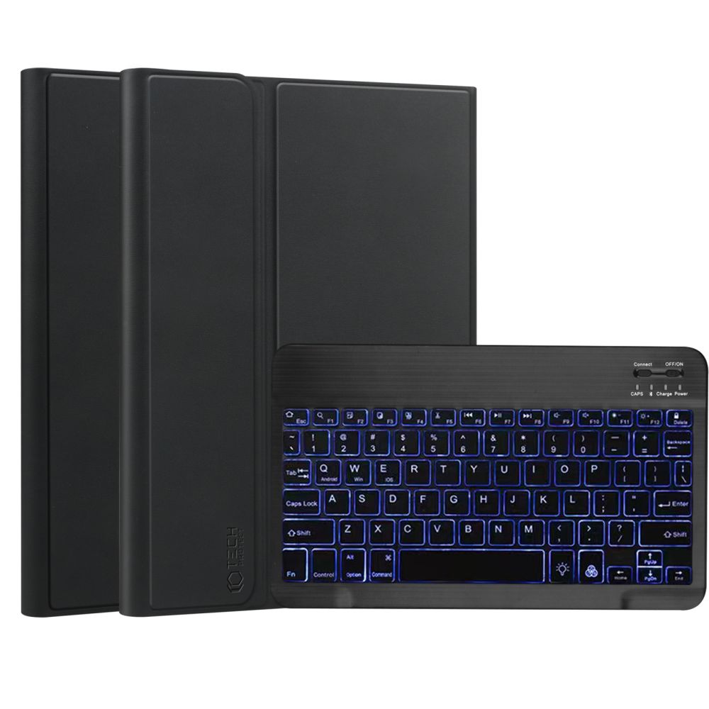 Housse avec clavier pour Lenovo Tab P12 12.7 TB-370 Tech-Protect SC Pen + Clavier Noir