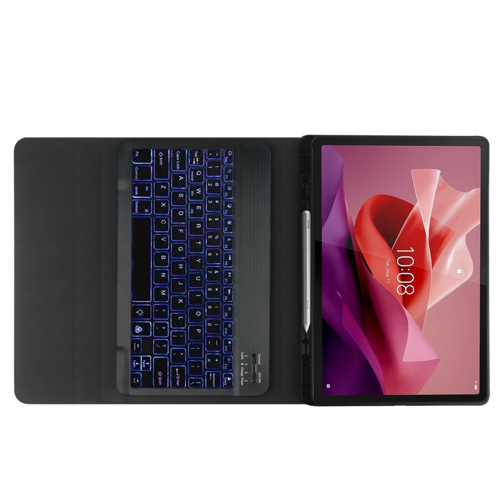 Housse avec clavier pour Lenovo Tab P12 12.7 TB-370 Tech-Protect SC Pen + Clavier Noir