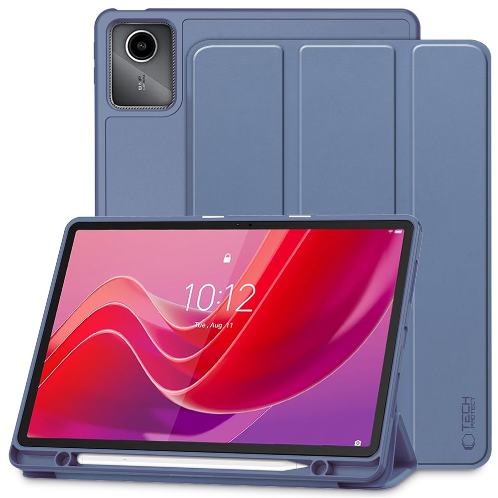 COUVERTURE / ÉTUI POUR LENOVO TAB M11 / K11E 11.0 TB-330 TECH-PROTECT SC PEN LAVANDE
