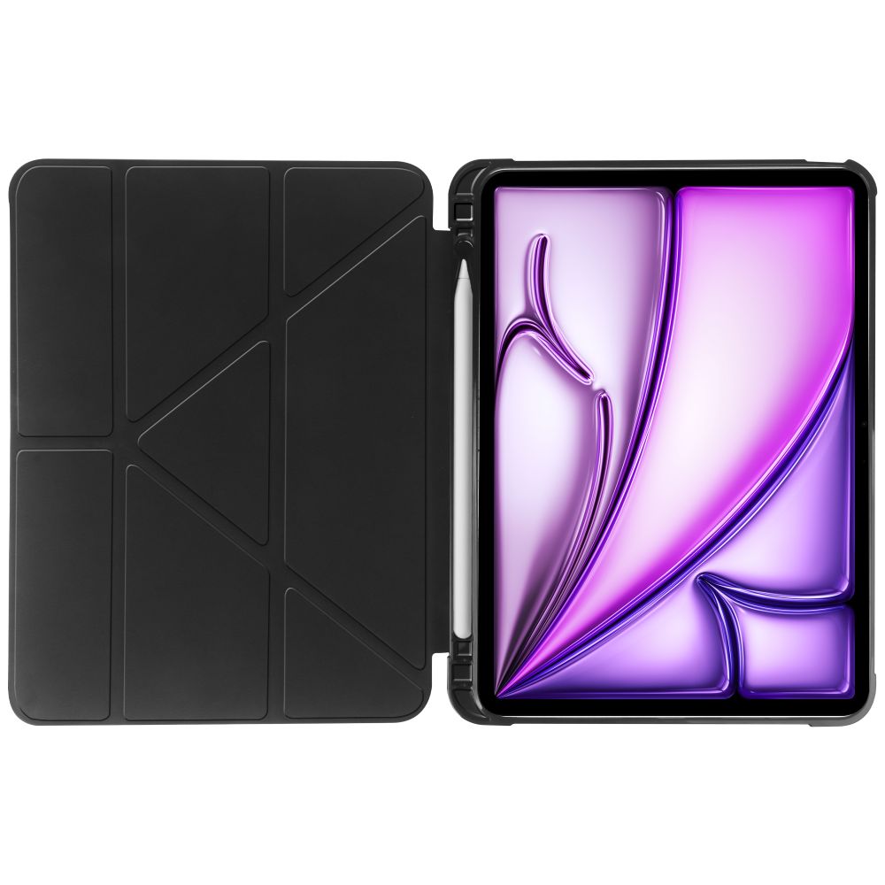 COUVERTURE / ÉTUI POUR IPAD AIR 13 2024 TECH-PROTECT SC PEN ORIGAMI NOIR