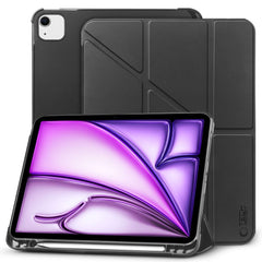 COUVERTURE / ÉTUI POUR IPAD AIR 13 2024 TECH-PROTECT SC PEN ORIGAMI NOIR
