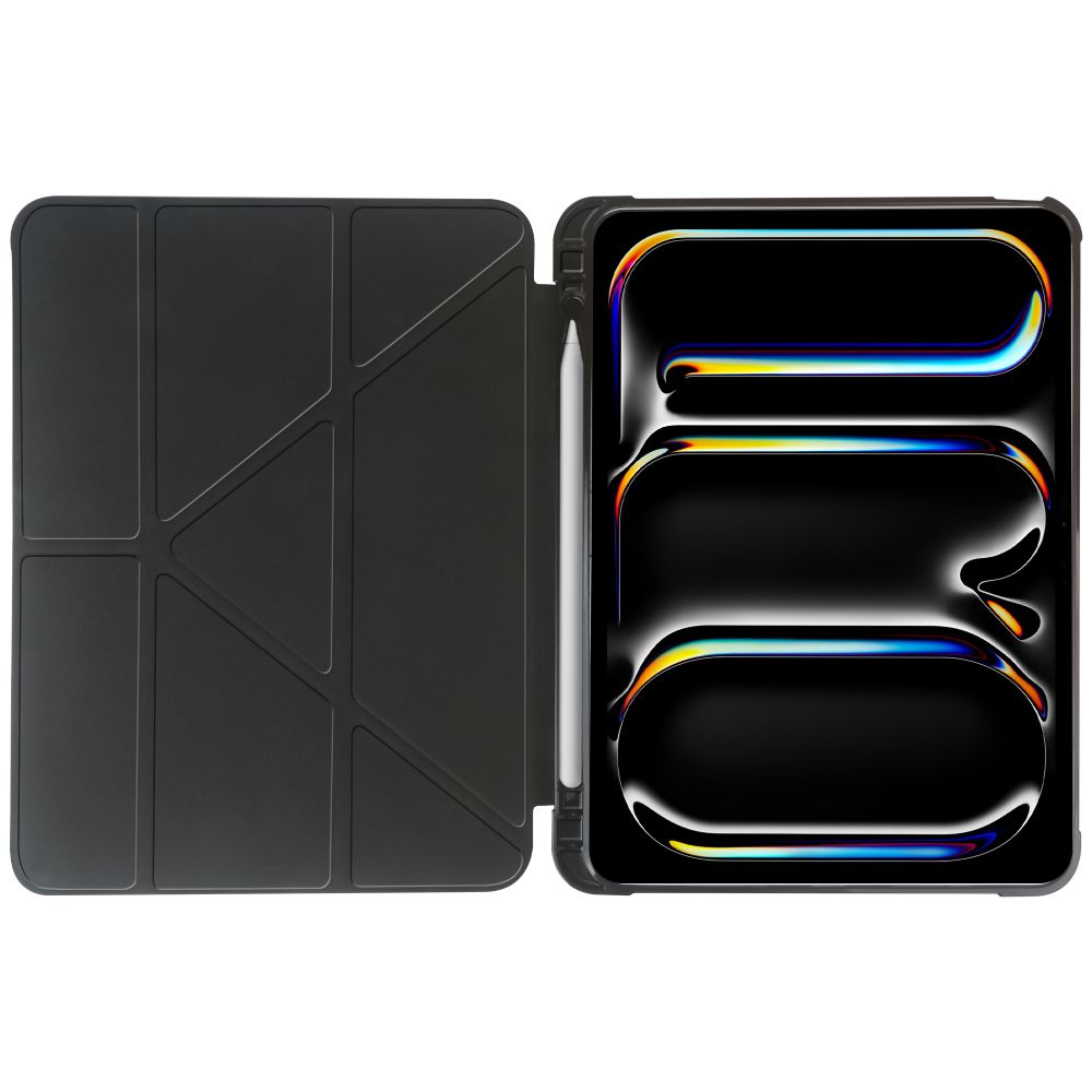 COUVERTURE / ÉTUI POUR IPAD PRO 13 7 / 2024 TECH-PROTECT SC PEN ORIGAMI NOIR