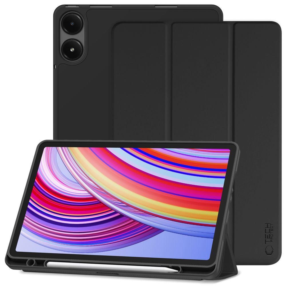 COUVERTURE / ÉTUI POUR XIAOMI REDMI PAD PRO 12.1 TECH-PROTECT SC PEN NOIR