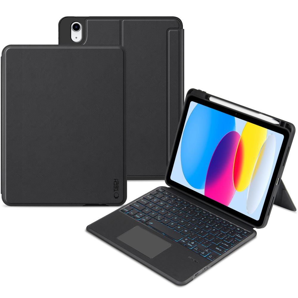 Housse avec clavier pour iPad 10,9” 10 / 2022 / 11” 11 / 2025 TECH-PROTECT SCMAG PEN NOIR