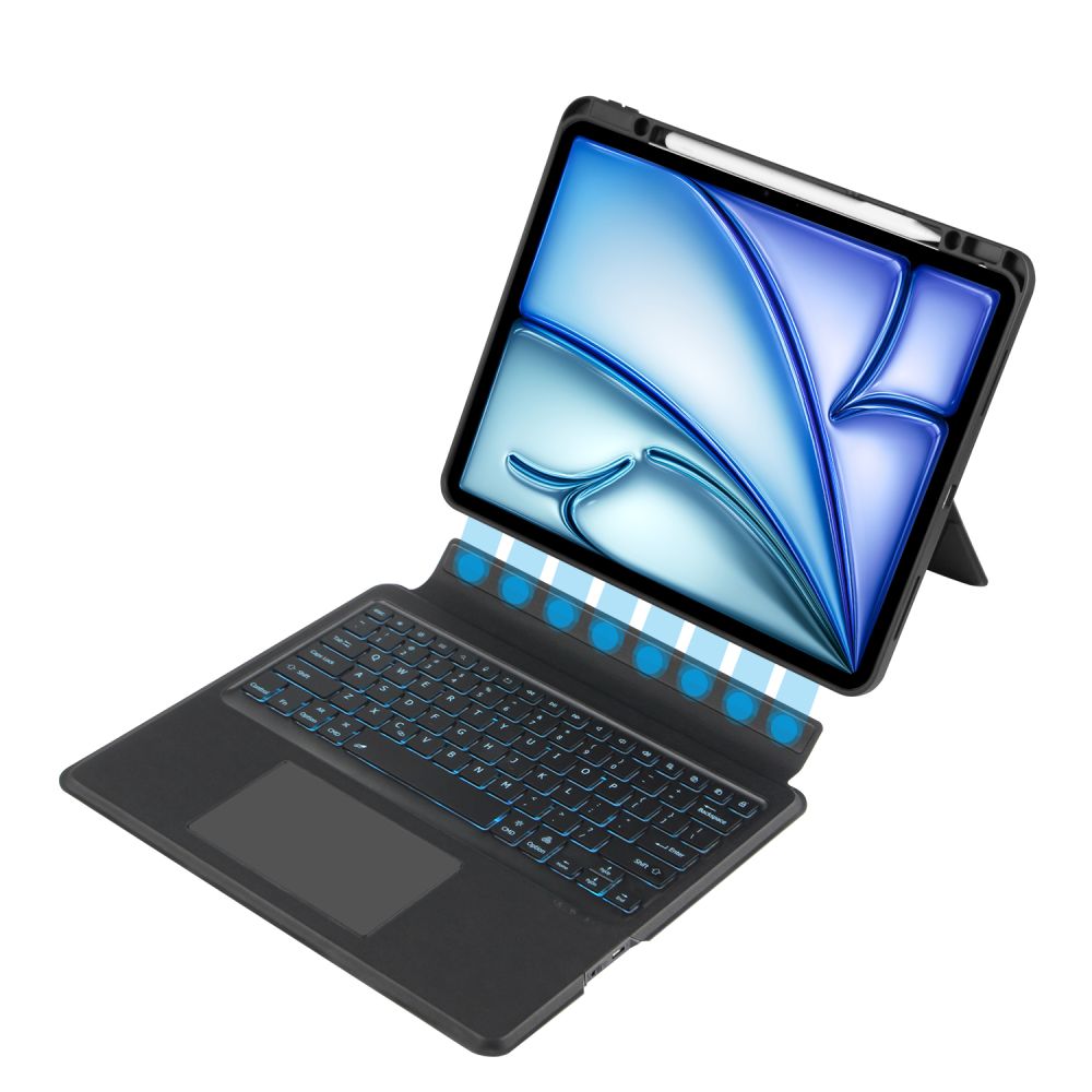 Housse avec clavier pour iPad Air 13 2024 TECH-PROTECT SCMAG PEN NOIR