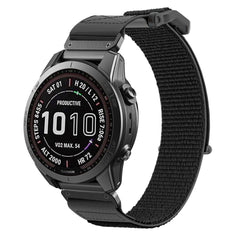 BRACELET POUR GARMIN 26MM FENIX 3 / 5X / 3HR / 5X PLUS / 6X / 6X PRO / 7X TECH-PROTECT SCOUT NOIR