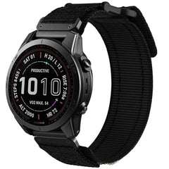 BRACELET POUR GARMIN 26MM FENIX 3 / 5X / 3HR / 5X PLUS / 6X / 6X PRO / 7X TECH-PROTECT SCOUT PRO NOIR