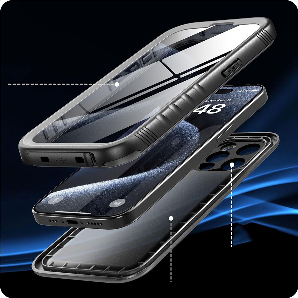 COQUE TECH-PROTECT SHELLBOX IP68 GALAXY S24 ULTRA NOIRE