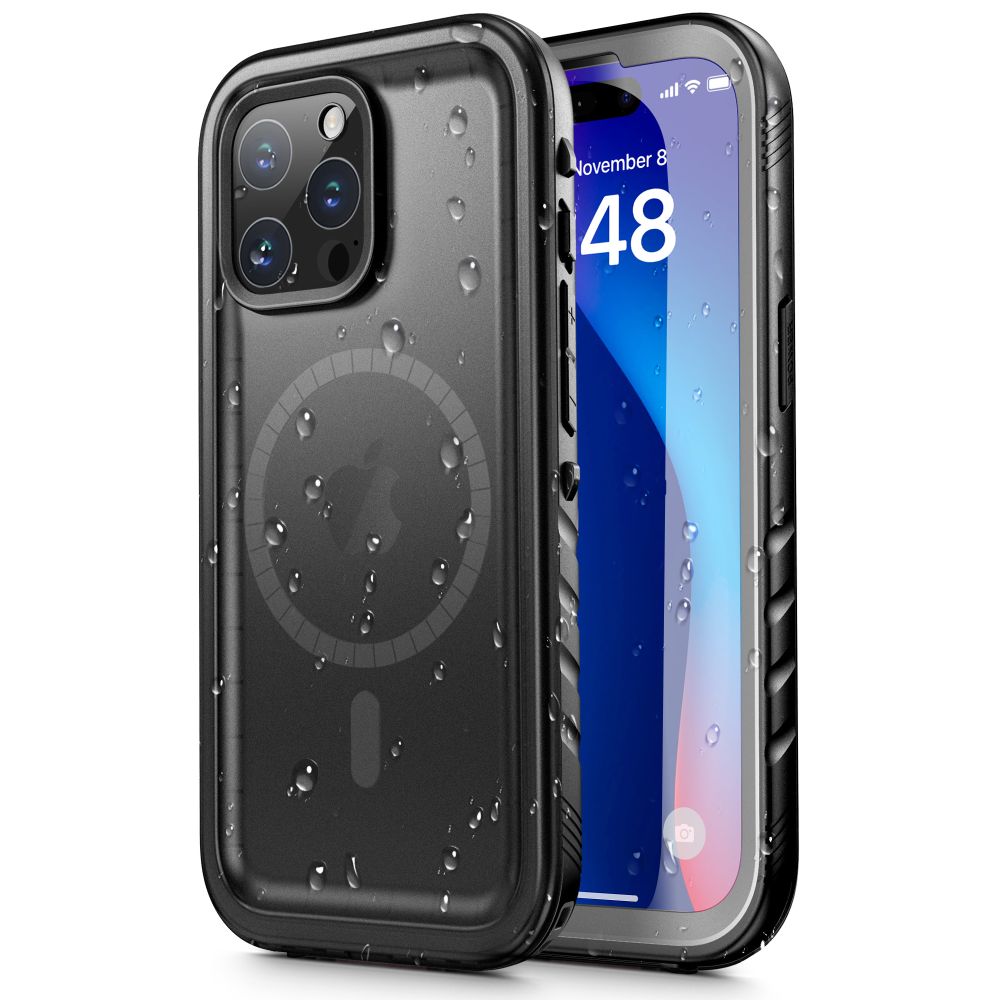 COQUE TECH-PROTECT SHELLBOX MAGSAFE IP68 IPHONE 15 PRO MAX NOIRE
