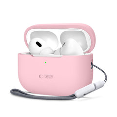 COQUE TECH-PROTECT EN SILICONE POUR APPLE AIRPODS PRO 1 / 2 ROSE POUSSIÈRE
