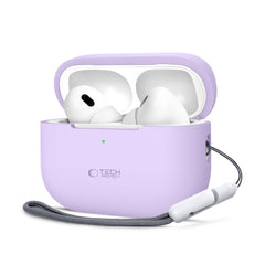 COQUE TECH-PROTECT EN SILICONE POUR APPLE AIRPODS PRO 1 / 2 LAVANDE