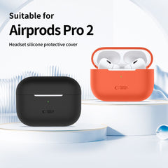 COQUE TECH-PROTECT EN SILICONE POUR APPLE AIRPODS PRO 1 / 2 ORANGE NÉON