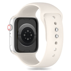 BRACELET TECH-PROTECT EN SILICONE POUR APPLE WATCH 6 / 7 / 8 / 9 / 10 / SE (40 / 41 / 42 MM) STARLIGHT