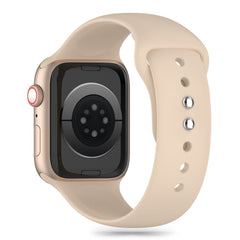 BRACELET TECH-PROTECT EN SILICONE POUR APPLE WATCH 6 / 7 / 8 / 9 / 10 / SE (40 / 41 / 42 MM) NOYER