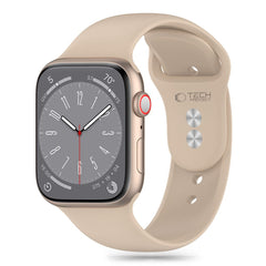 BRACELET TECH-PROTECT EN SILICONE POUR APPLE WATCH 6 / 7 / 8 / 9 / 10 / SE (40 / 41 / 42 MM) NOYER