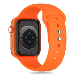 BRACELET DOOP EN SILICONE POUR APPLE WATCH 6 / 7 / 8 / 9 / 10 / SE / ULTRA 1 / 2 (44 / 45 / 46 / 49 MM) ORANGE VIF