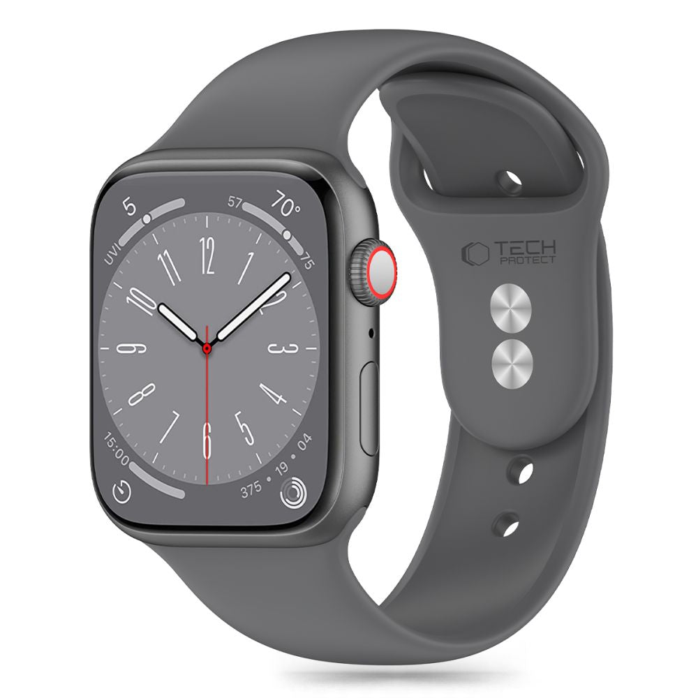 BRACELET DOOP SILICONE APPLE WATCH 6 / 7 / 8 / 9 / 10 / SE / ULTRA 1 / 2 (44 / 45 / 46 / 49 MM) ARGILE