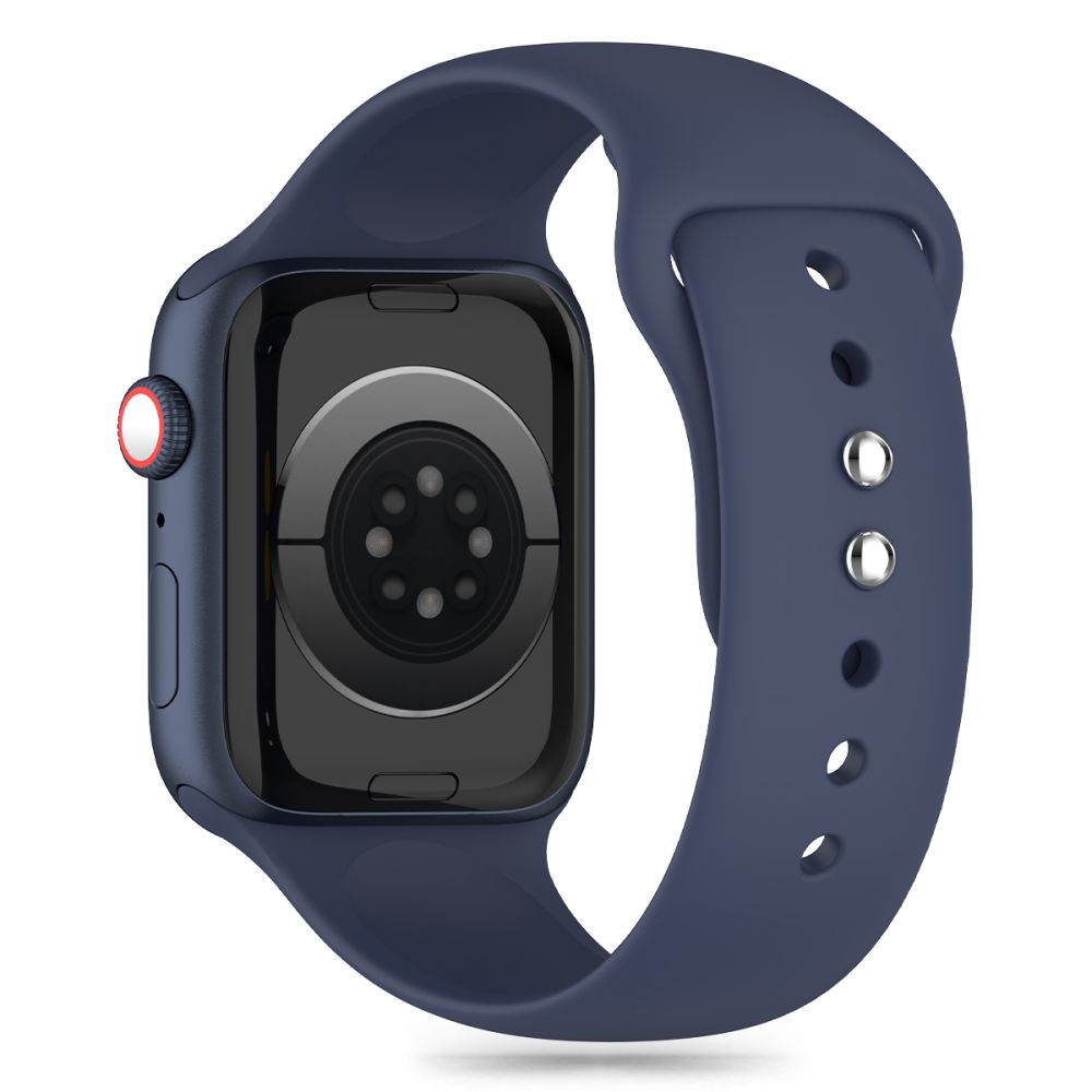 BRACELET DOOP SILICONE POUR APPLE WATCH 6 / 7 / 8 / 9 / 10 / SE / ULTRA 1 / 2 (44 / 45 / 46 / 49 MM) BLEU MINUIT