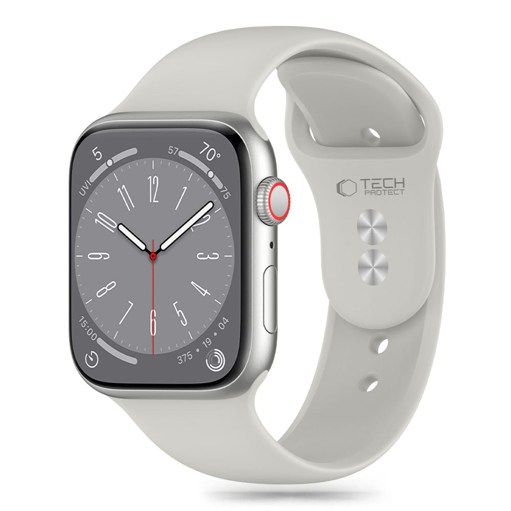 BRACELET DOOP SILICONE POUR APPLE WATCH 6 / 7 / 8 / 9 / 10 / SE / ULTRA 1 / 2 (44 / 45 / 46 / 49 MM) STONE
