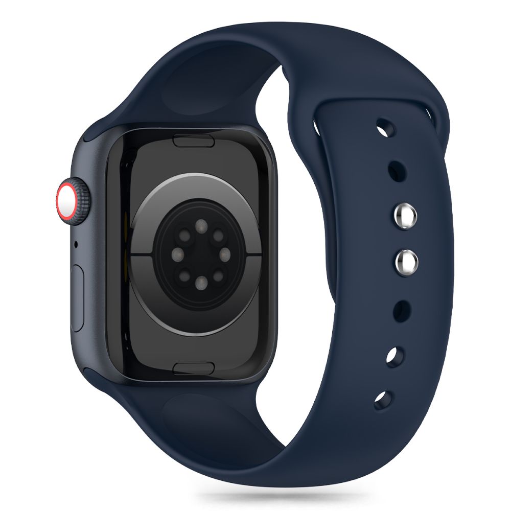 BRACELET DOOP EN SILICONE POUR APPLE WATCH 6 / 7 / 8 / 9 / 10 / SE / ULTRA 1 / 2 (44 / 45 / 46 / 49 MM) BLEU TEMPÊTE