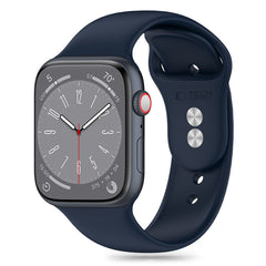 BRACELET DOOP EN SILICONE POUR APPLE WATCH 6 / 7 / 8 / 9 / 10 / SE / ULTRA 1 / 2 (44 / 45 / 46 / 49 MM) BLEU TEMPÊTE