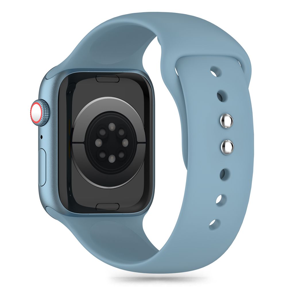 BRACELET DOOP SILICONE POUR APPLE WATCH 6 / 7 / 8 / 9 / 10 / SE / ULTRA 1 / 2 (44 / 45 / 46 / 49 MM) BLEU HIVERNAL