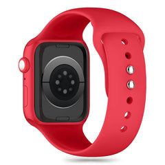 BRACELET DOOP SILICONE APPLE WATCH 6 / 7 / 8 / 9 / 10 / SE / ULTRA 1 / 2 (44 / 45 / 46 / 49 MM) ROUGE